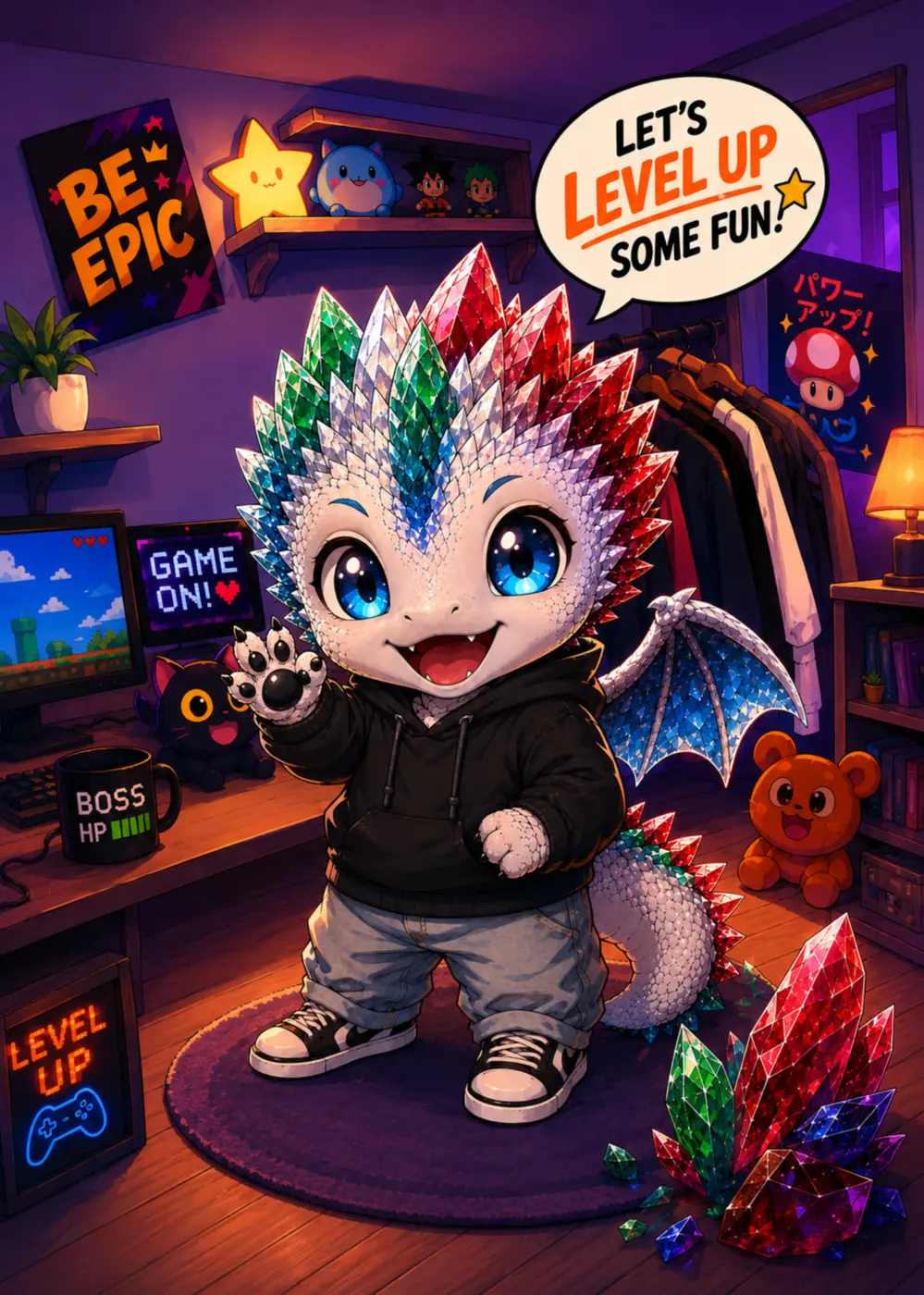 Silituz Dragon Gamer Artwork
